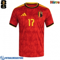 Fotballdrakt Herre Belgia Charles De Ketelaere #17 Hjemmedrakt VM 2026 Kortermet